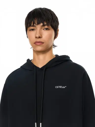 Off-White Embroidered Arrow Out Flower Hoodie | Thumbnail 5 Off-White Embroidered Arrow Out Flower Hoodie | Thumbnail 5