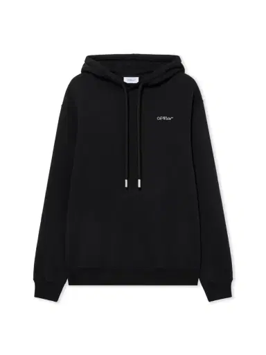 Off-White Embroidered Arrow Out Flower Hoodie | Thumbnail 1 Off-White Embroidered Arrow Out Flower Hoodie | Thumbnail 1