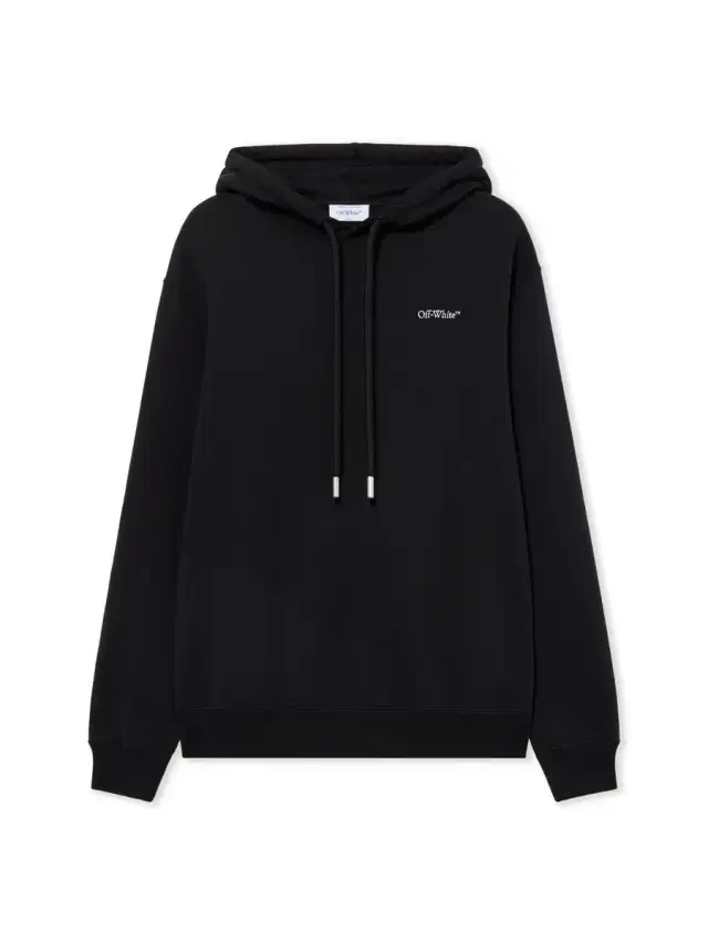 Off-White Embroidered Arrow Out Flower Hoodie