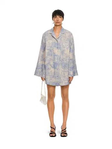 Off-White City Nature Linen Roxy Dress | Thumbnail 2 Off-White City Nature Linen Roxy Dress | Thumbnail 2