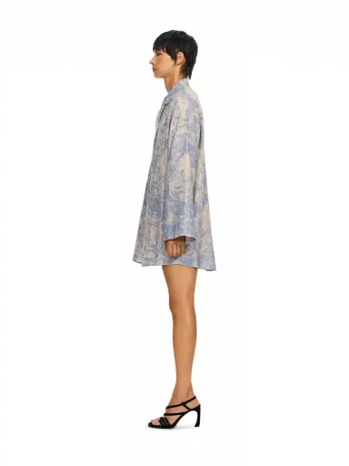 Off-White City Nature Linen Roxy Dress | Thumbnail 3 Off-White City Nature Linen Roxy Dress | Thumbnail 3