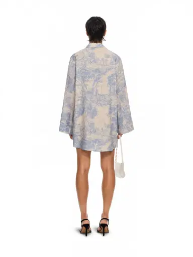 Off-White City Nature Linen Roxy Dress | Thumbnail 4 Off-White City Nature Linen Roxy Dress | Thumbnail 4