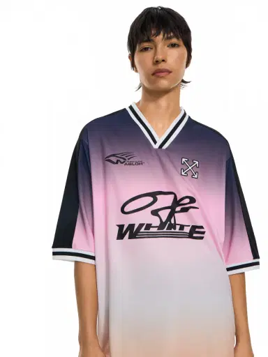 Off-White Degrade Soccer T-Shirt | Thumbnail 5