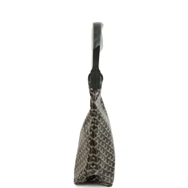 goyard Goyard Goyardine Black Boheme Hobo Bag Palladium Hardware | Thumbnail 3 goyard Goyard Goyardine Black Boheme Hobo Bag Palladium Hardware | Thumbnail 3