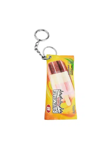 Balenciaga Men's Keychain-Charm Snack Pouch - Yellow | Thumbnail 1