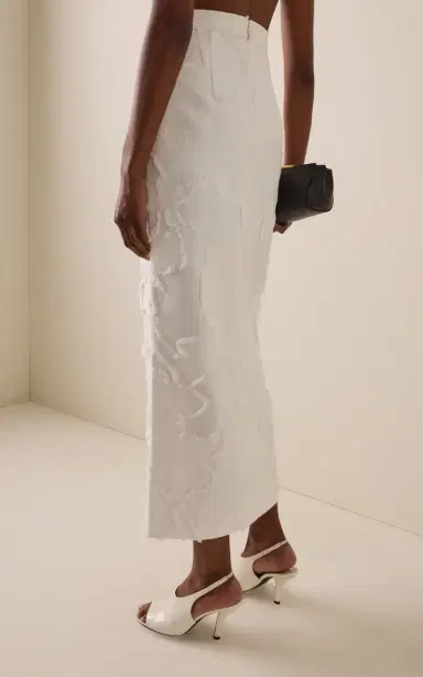 Adam Lippes Dakota Cotton Fil Coupe Skirt | Thumbnail 4 Adam Lippes Dakota Cotton Fil Coupe Skirt | Thumbnail 4