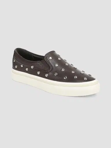 Vince Women's Blair 30MM Studded Leather Loafers - Dark Ganache - Size 11 | Thumbnail 2 Vince Women's Blair 30MM Studded Leather Loafers - Dark Ganache - Size 11 | Thumbnail 2