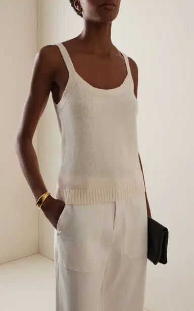 DL1961 July Linen-Cotton Knit Tank Top | Thumbnail 2