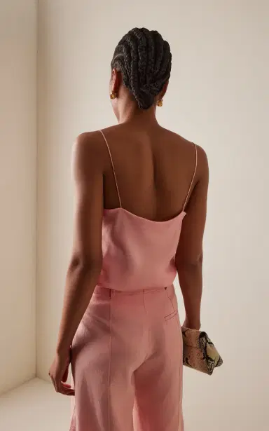 Another Tomorrow Camisole Silk Top | Thumbnail 4 Another Tomorrow Camisole Silk Top | Thumbnail 4