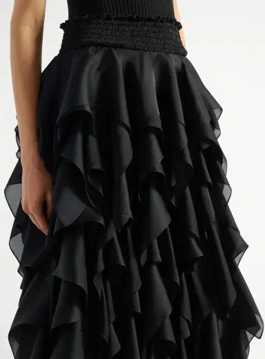 Balmain Long ruffled skirt | Thumbnail 5 Balmain Long ruffled skirt | Thumbnail 5