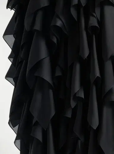 Balmain Long ruffled skirt | Thumbnail 6 Balmain Long ruffled skirt | Thumbnail 6