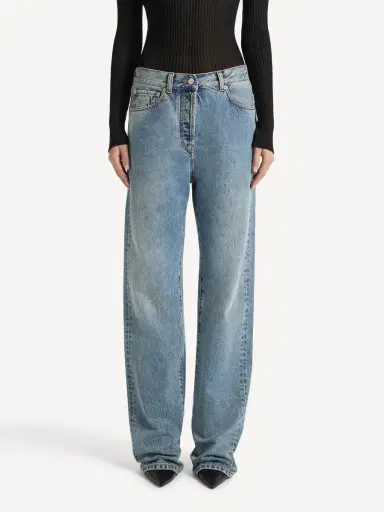 Balmain Straight-leg faded denim jeans | Thumbnail 6 Balmain Straight-leg faded denim jeans | Thumbnail 6