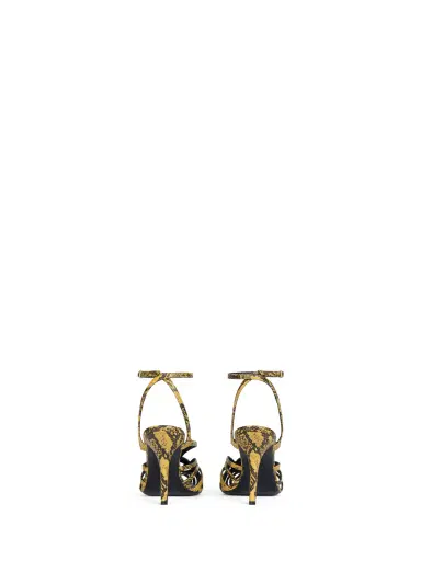 Balmain Python-effect leather Cage sandals | Thumbnail 4
