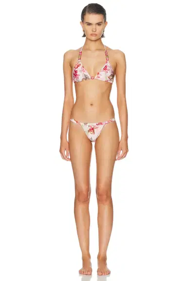 PatBo Orchid Bloom Lycra Bikini Bottom | Thumbnail 4