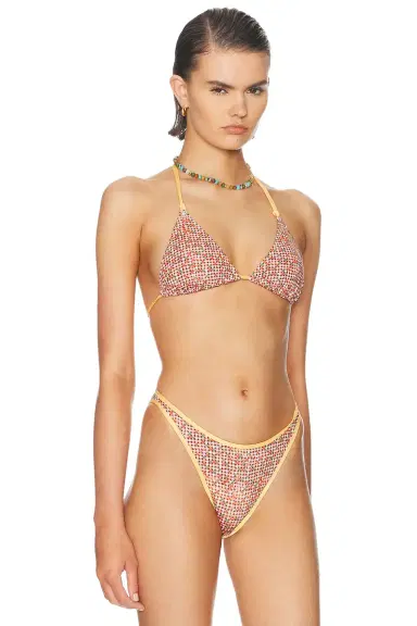Heavy Manners Double String Bikini Top | Thumbnail 2