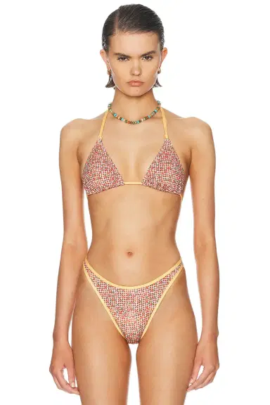Heavy Manners Double String Bikini Top | Thumbnail 1