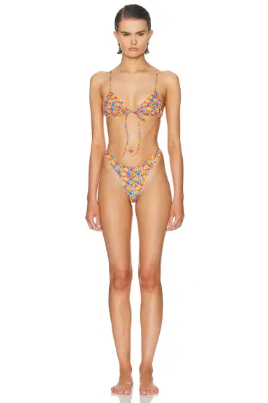 Heavy Manners High Cut Cheeky Bikini Bottom | Thumbnail 4 Heavy Manners High Cut Cheeky Bikini Bottom | Thumbnail 4