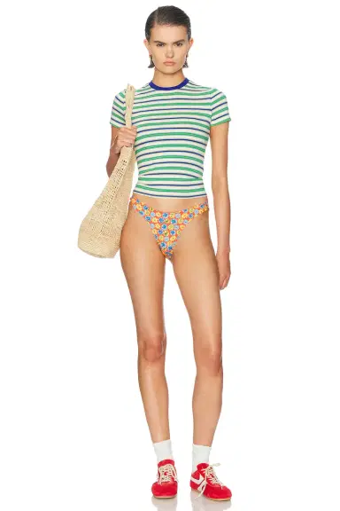 Heavy Manners High Cut Cheeky Bikini Bottom | Thumbnail 5 Heavy Manners High Cut Cheeky Bikini Bottom | Thumbnail 5