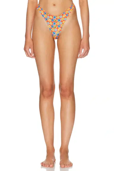 Heavy Manners High Cut Cheeky Bikini Bottom | Thumbnail 1 Heavy Manners High Cut Cheeky Bikini Bottom | Thumbnail 1