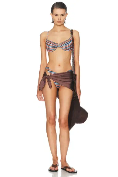 Heavy Manners Ruffled Up Underwire Bikini Top | Thumbnail 4 Heavy Manners Ruffled Up Underwire Bikini Top | Thumbnail 4