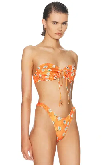 Heavy Manners Ruched Bandeau Bikini Top | Thumbnail 2 Heavy Manners Ruched Bandeau Bikini Top | Thumbnail 2