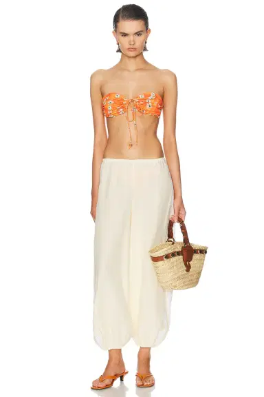 Heavy Manners Ruched Bandeau Bikini Top | Thumbnail 4 Heavy Manners Ruched Bandeau Bikini Top | Thumbnail 4