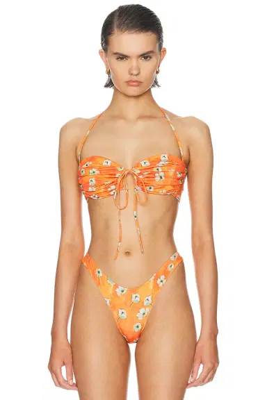 Heavy Manners Ruched Bandeau Bikini Top | Thumbnail 1 Heavy Manners Ruched Bandeau Bikini Top | Thumbnail 1