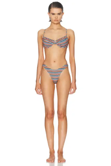 Heavy Manners High Cut Cheeky Bikini Bottom | Thumbnail 4 Heavy Manners High Cut Cheeky Bikini Bottom | Thumbnail 4