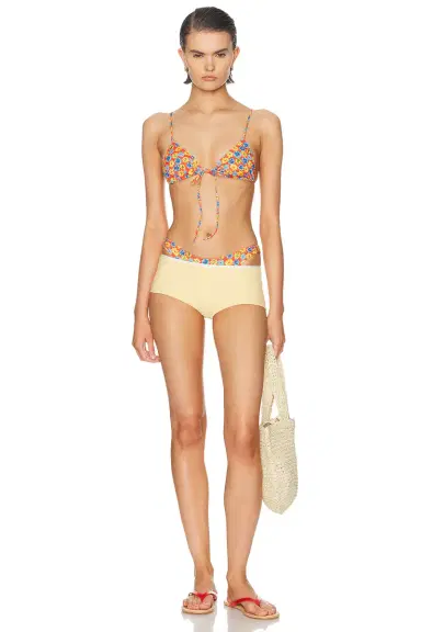 Heavy Manners Triangle Front Tie Bikini Top | Thumbnail 4 Heavy Manners Triangle Front Tie Bikini Top | Thumbnail 4