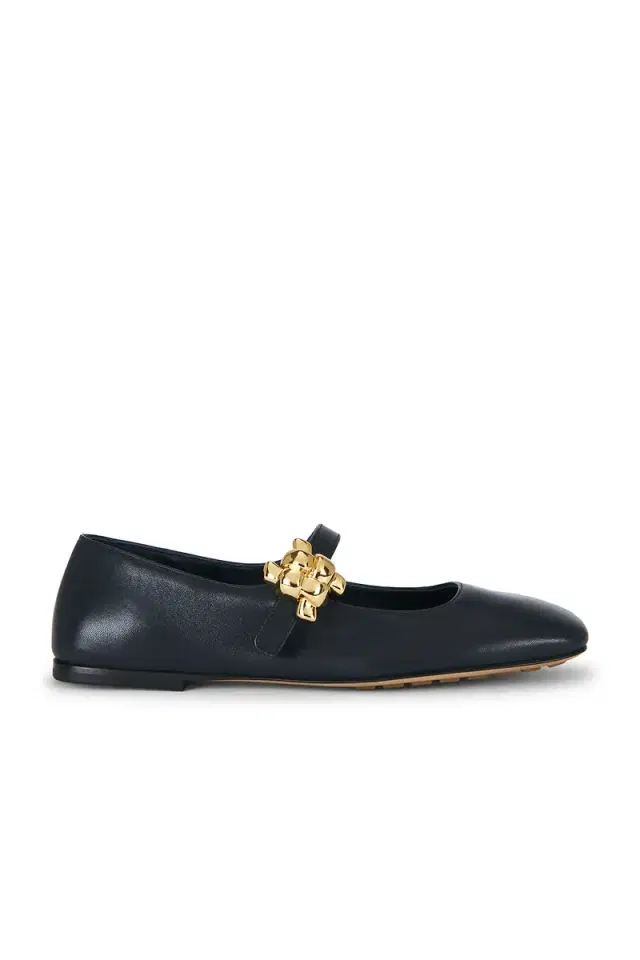 Bottega Veneta Charlotte Mary Jane Ballerina Flat