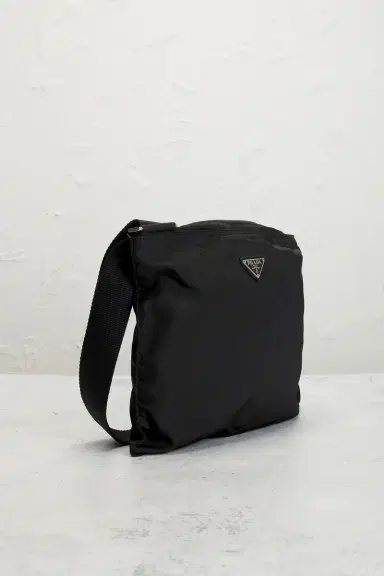 prada Prada Tessuto Flat Messenger Bag | Thumbnail 4