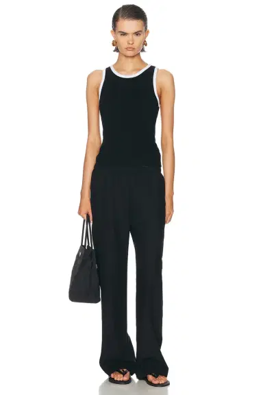 ENZA COSTA Cotton Ringer Tank Top | Thumbnail 4 ENZA COSTA Cotton Ringer Tank Top | Thumbnail 4