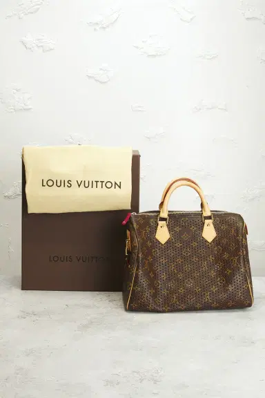 FWRD Renew Louis Vuitton Monogram Perforated Speedy 30 Handbag | Thumbnail 9 FWRD Renew Louis Vuitton Monogram Perforated Speedy 30 Handbag | Thumbnail 9