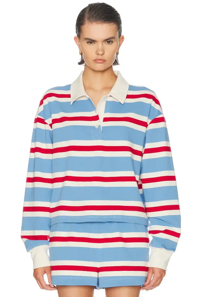 YEAR OF OURS Striped Rugby Long Sleeve Tee