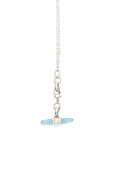 Loren Stewart Lunette Barbell Link Necklace | Thumbnail 3