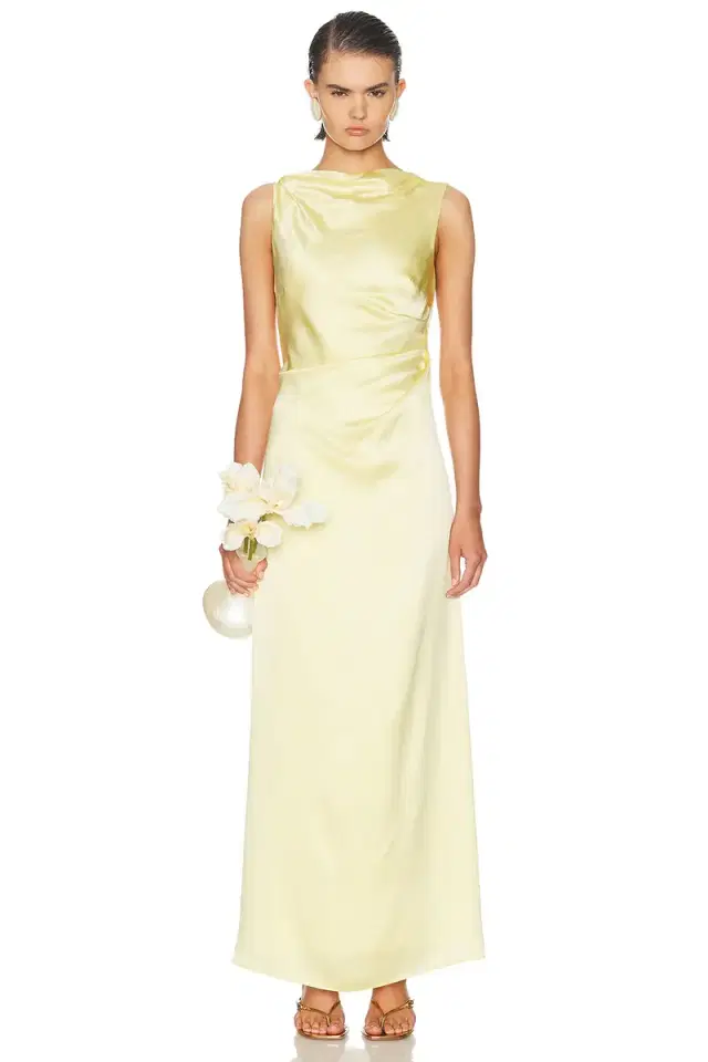 L'Academie Estelle Silk Dress