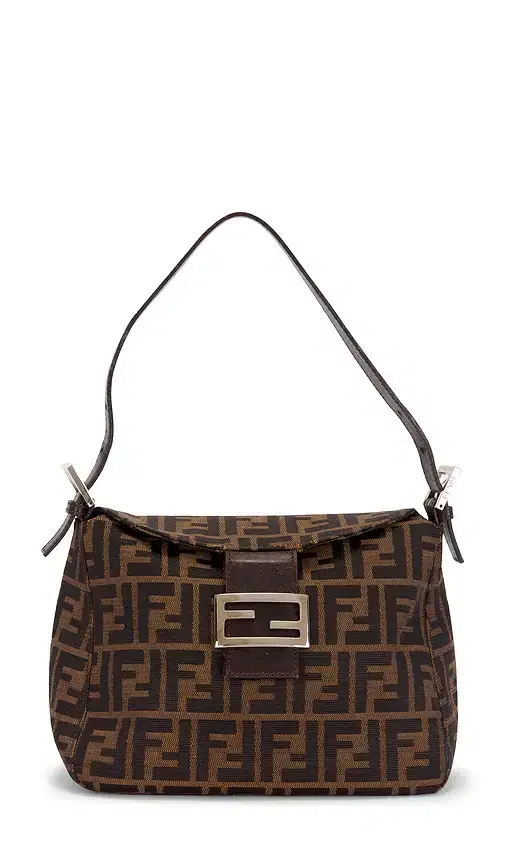 FWRD Renew Fendi Zucca Shoulder Bag