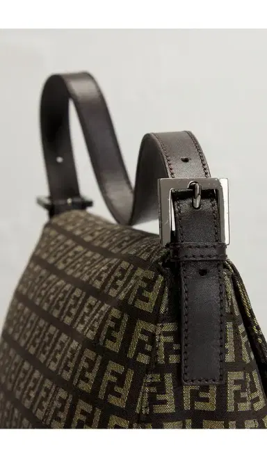 Fendi Zucchino Mama Baguette Shoulder Bag | Thumbnail 8