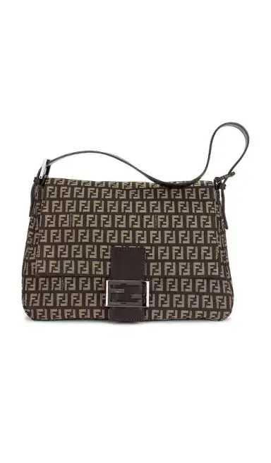 Fendi Zucchino Mama Baguette Shoulder Bag | Thumbnail 1