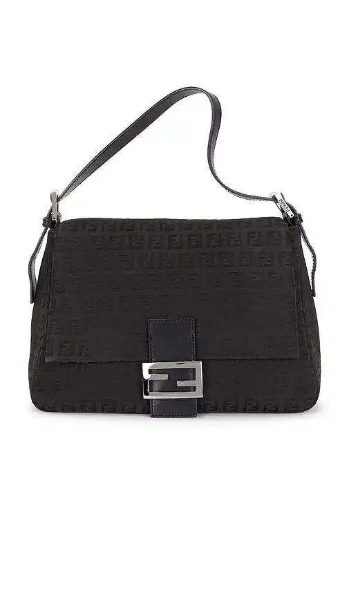 FWRD Renew Fendi Zucchino Mama Baguette Shoulder Bag