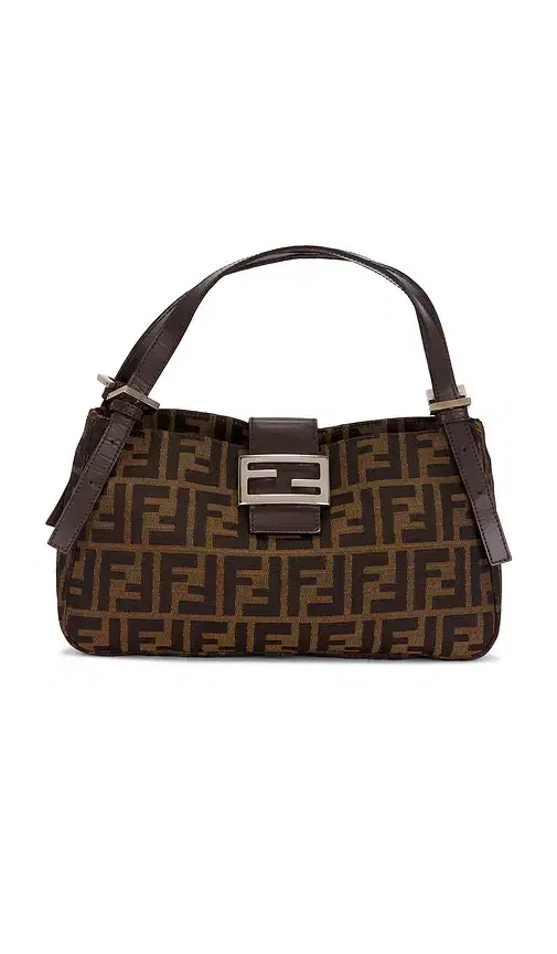 FWRD Renew Fendi Zucca Shoulder Bag