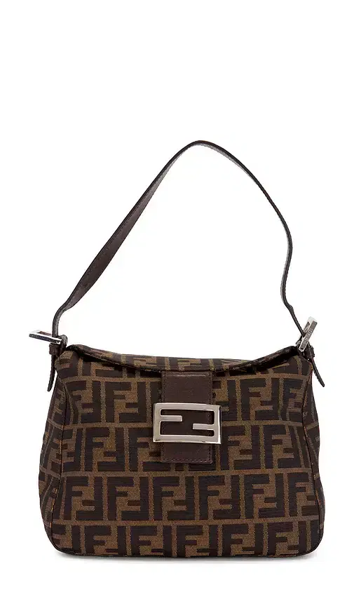 FWRD Renew Fendi Zucca Mama Baguette Shoulder Bag