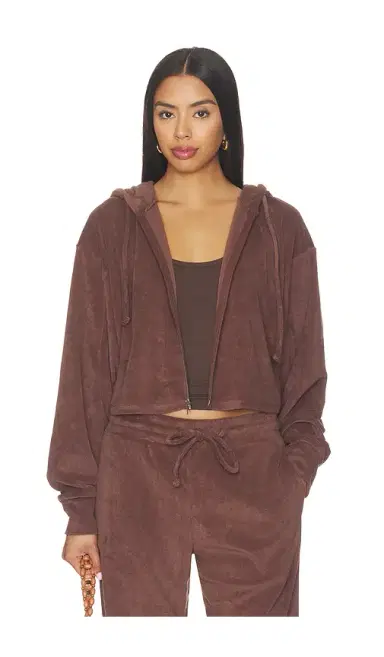 YEAR OF OURS Terry Classic Zip Up Sweatshirt | Thumbnail 1