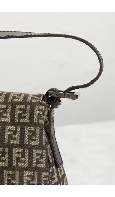 Fendi Zucchino Mama Baguette Shoulder Bag | Thumbnail 8