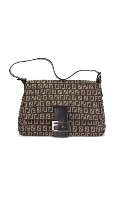 Fendi Zucchino Mama Baguette Shoulder Bag | Thumbnail 1