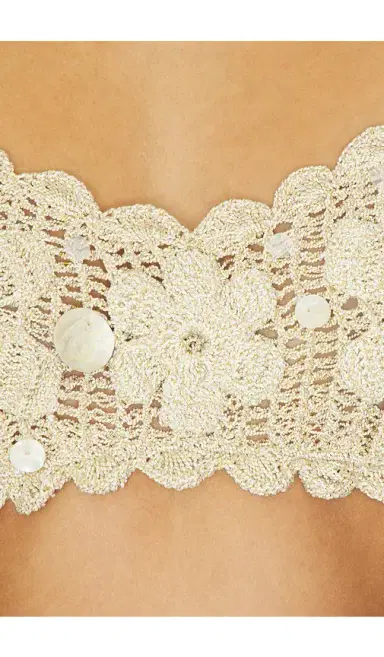 Asta Resort Charlotte Hand Crochet Bralette | Thumbnail 5