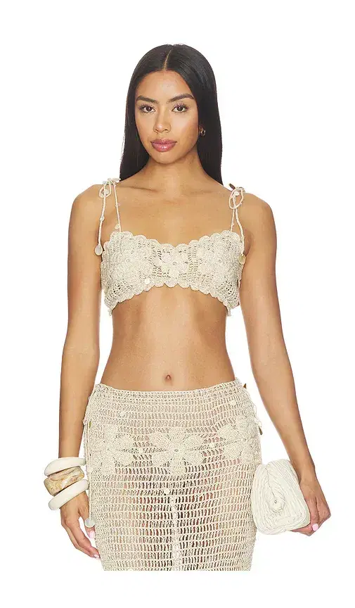ASTA RESORT Charlotte Hand Crochet Bralette