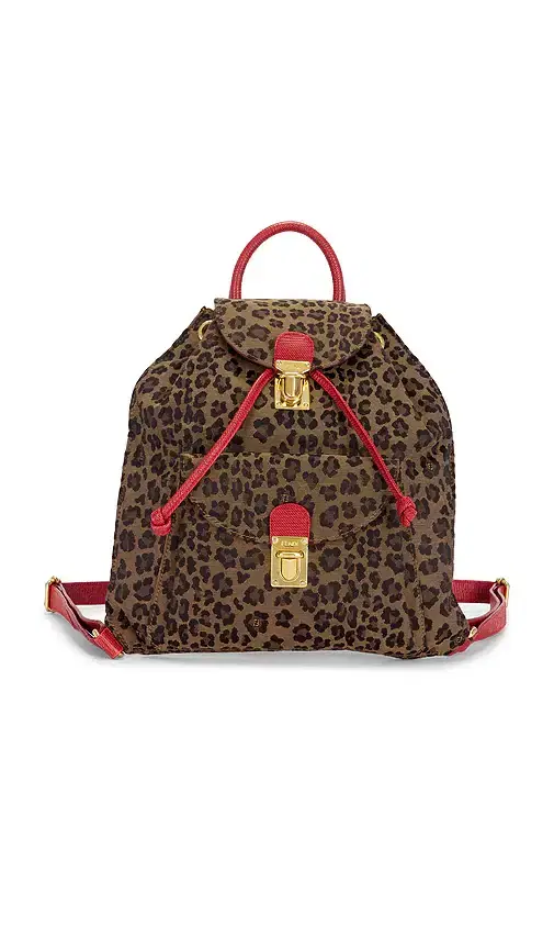 FWRD Renew Fendi Leopard Backpack