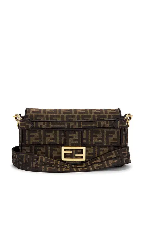 FWRD Renew Fendi FF 1974 Baguette Zucca Brown WSS