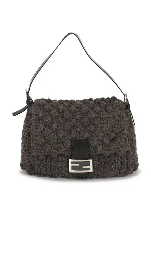 FWRD Renew Fendi Crochet Mama Baguette Shoulder Bag